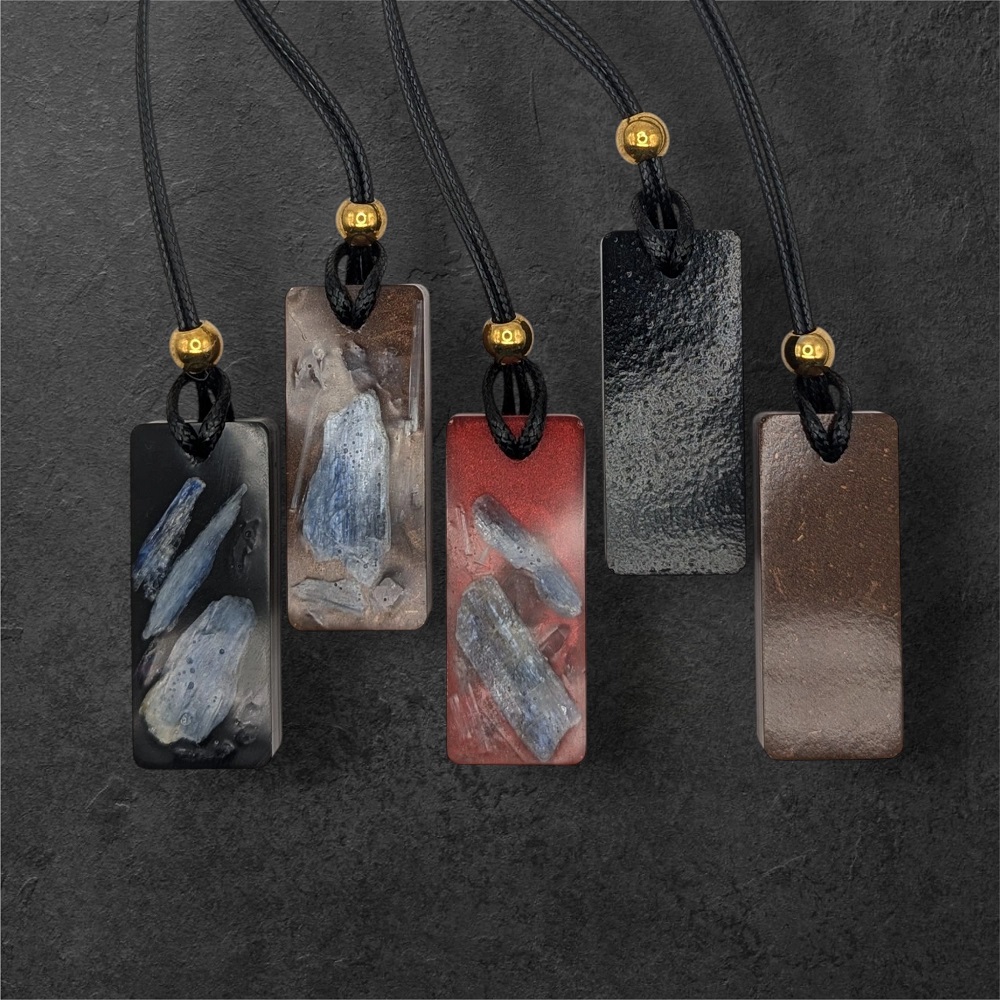 Artisan Crafted Rectangular Pendants